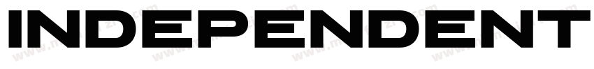 INDEPENDENT Sans Bold字体转换